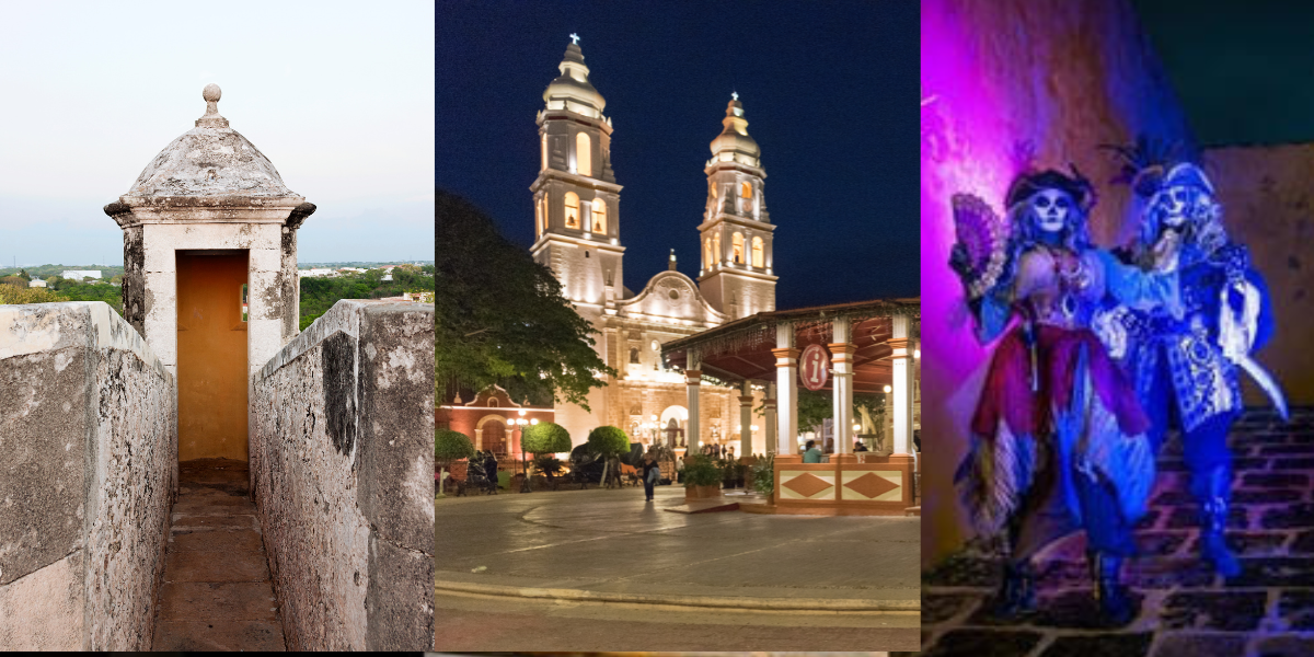 La ciudad amurallada y sus secretos que revela de noche. Foto: Especial