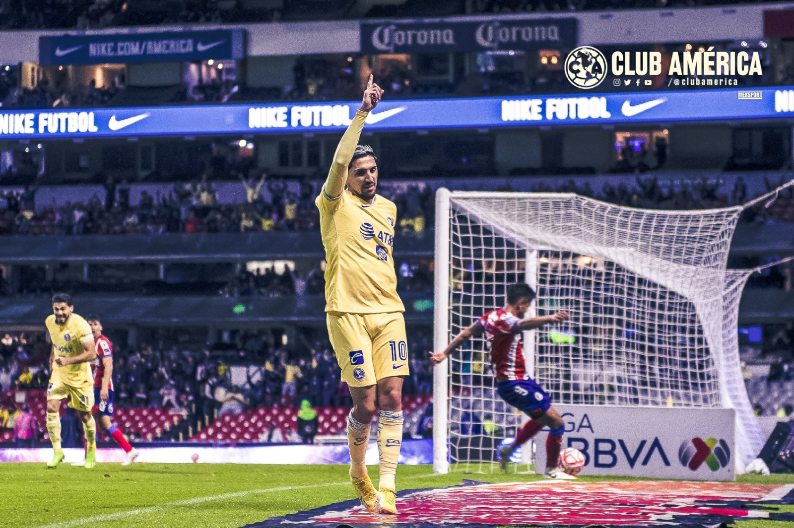 ¡Ódiame más! América amarra su octavo triunfo consecutivo al vencer a San Luis por goleada