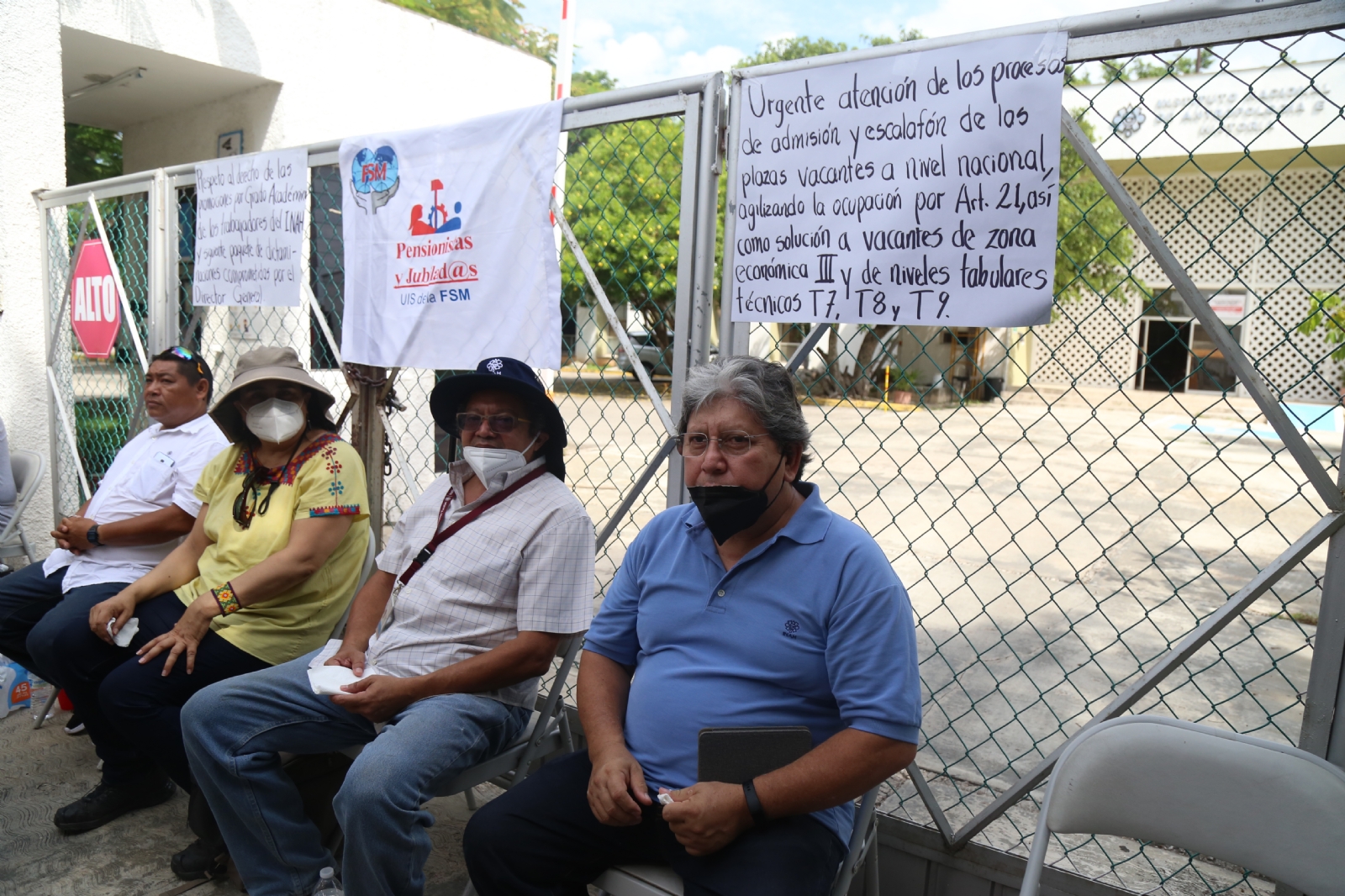 La manifestación de sindicalizados del INAH en Yucatán podría durar hasta este fin de semana