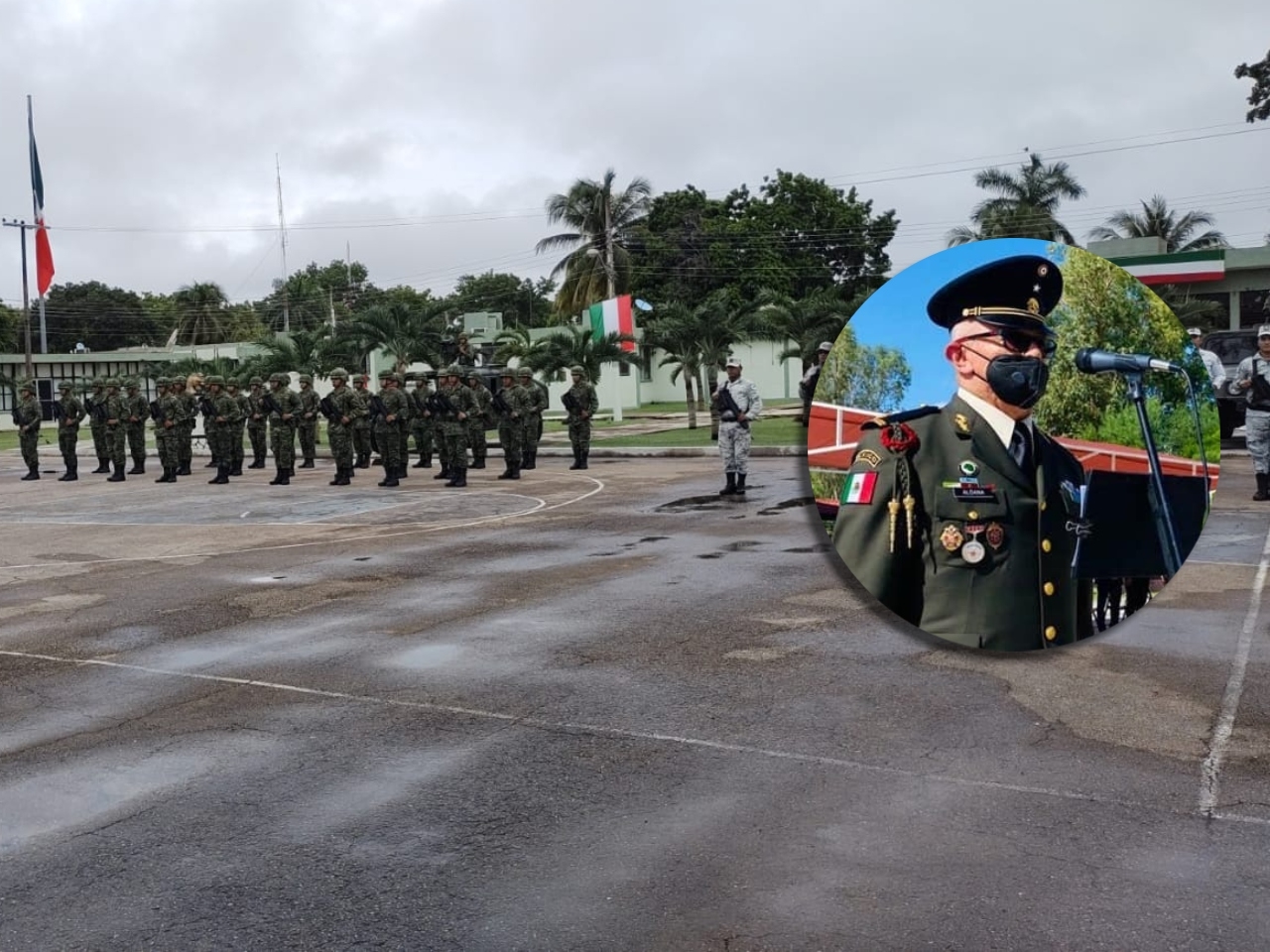 El General de Brigada Diplomado Estado Mayor, Héctor Jiménez Aldana, tomó posesión de su nuevo cargo este viernes en Chetumal