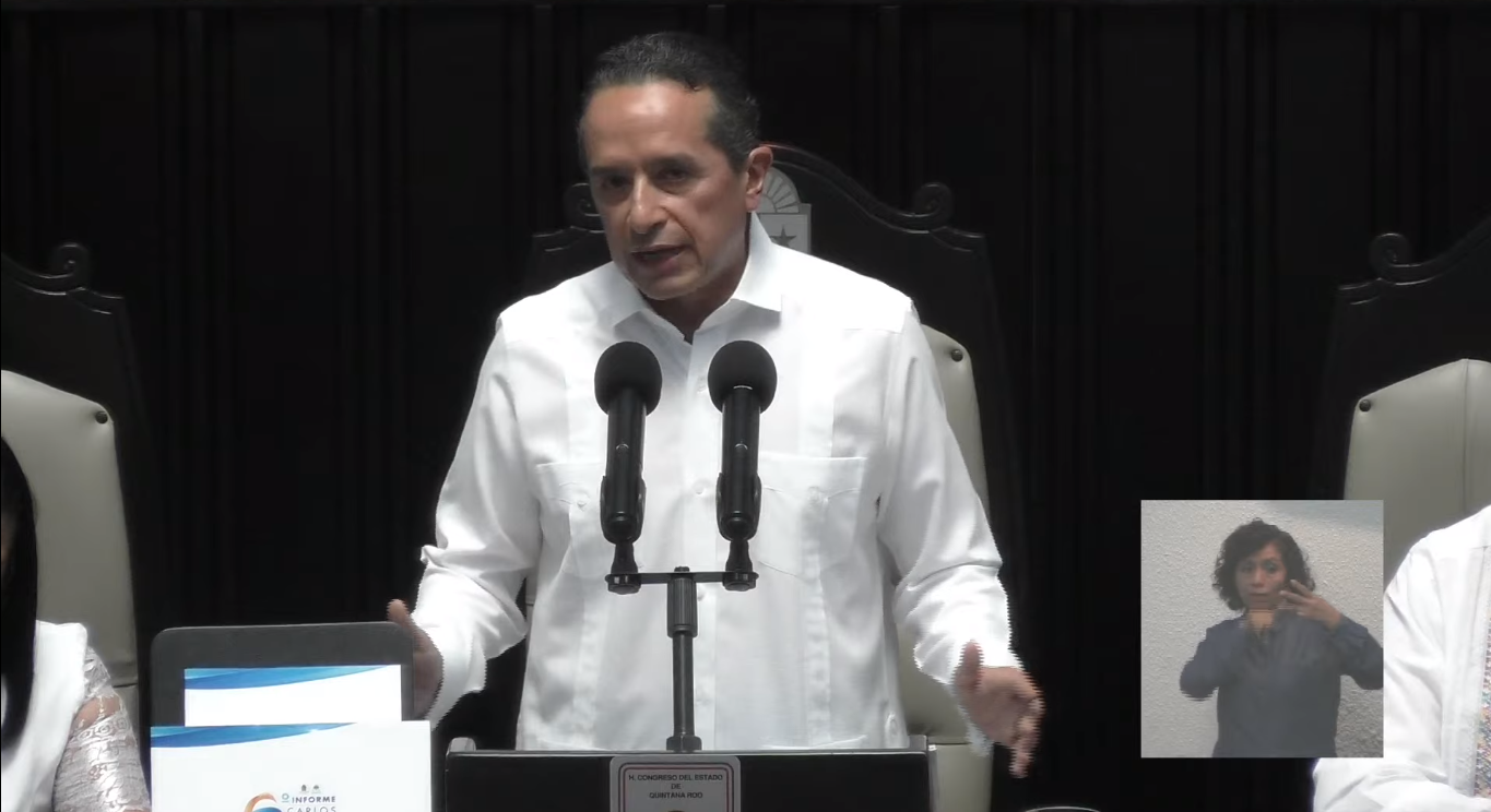 Carlos Joaquín dejará de ser Gobernador de Quintana Roo el próximo 25 de septiembre, tras un mandato de seis años
