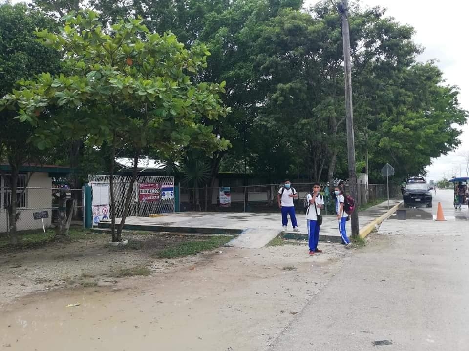 Autoridades ya buscan el origen de las amenazas de tiroteo en el Cobacam plantel 02 en Candelaria, Campeche