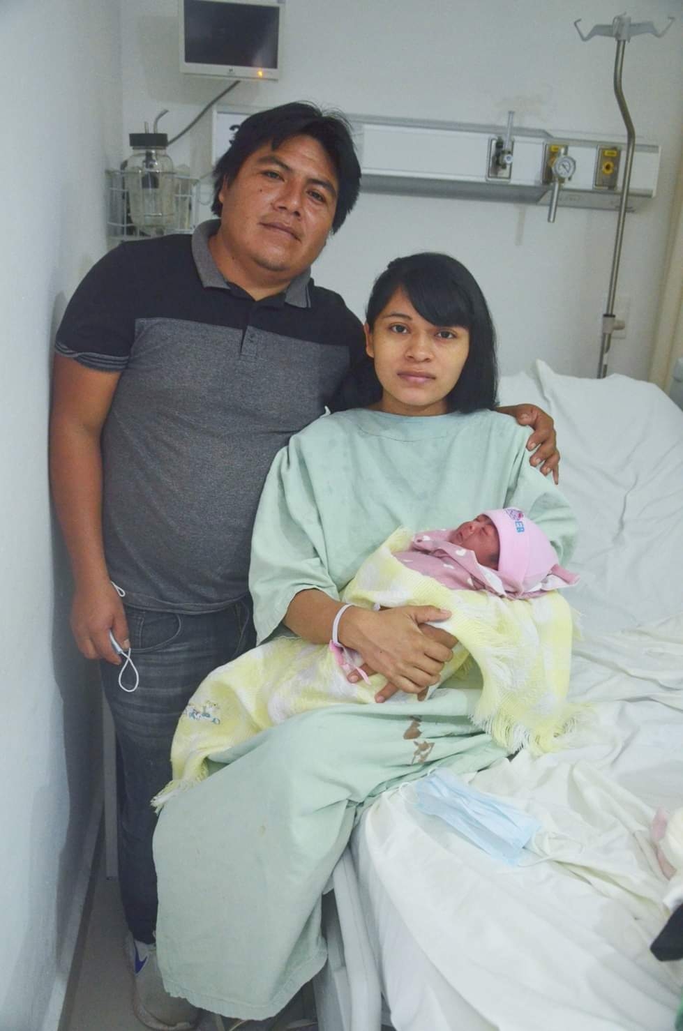 El nacimiento ocurrió a 27 minutos después de la media noche
