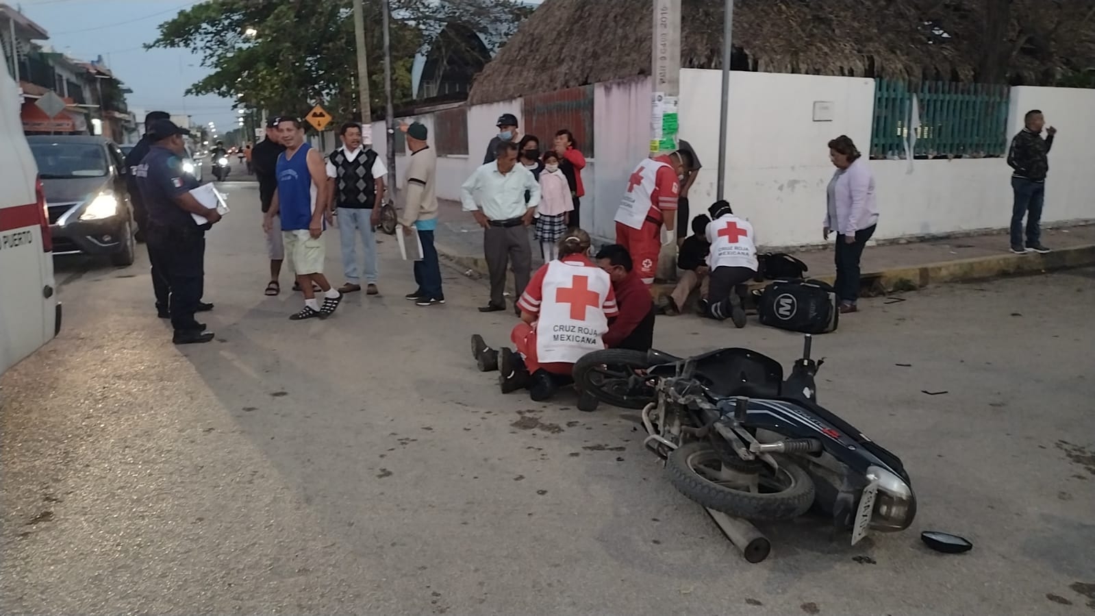El accidente fue entre un padre con su hijo y un maestro El accidente fue entre un padre con su hijo y un maestro