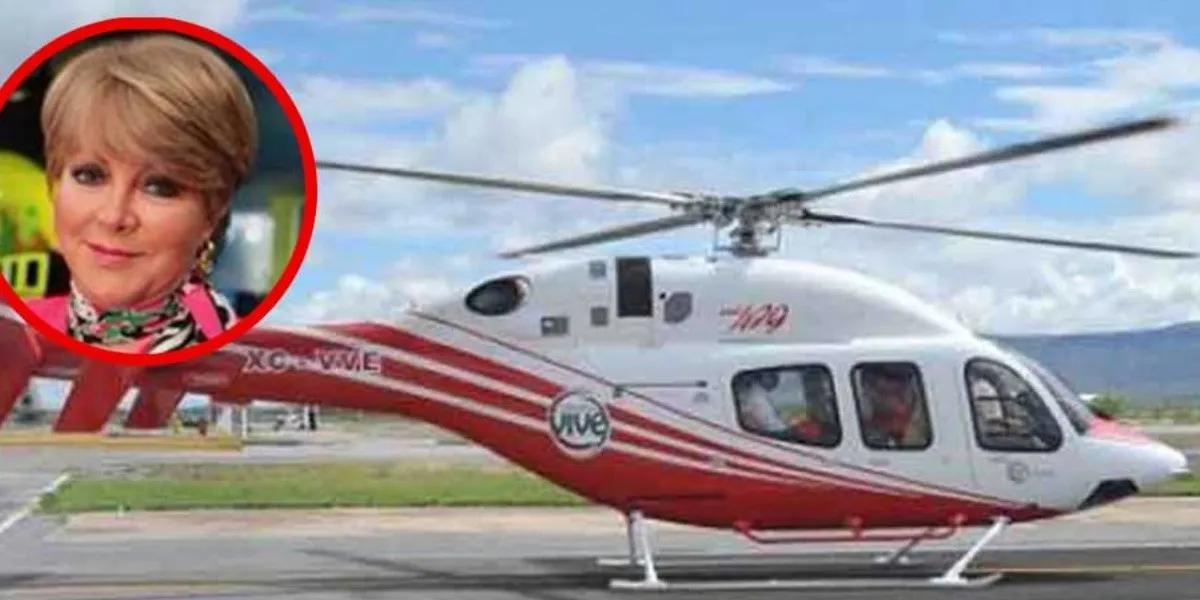 Así era el helicóptero donde iba Ayala y Duarte. Foto: especial Así era el helicóptero donde iba Ayala y Duarte. Foto: especial