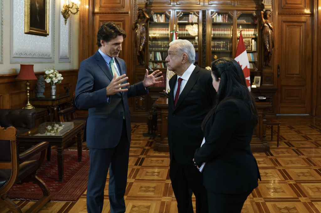 Justin Trudeau reconoció que sostuvo una buena reunión de trabajo con Andrés Manuel López Obrador a su visita a México