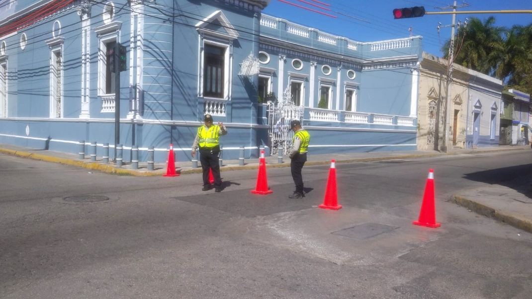 Elementos de la SSP llevan a cabo un operativo vial en el marco del informe de Mauricio Vila