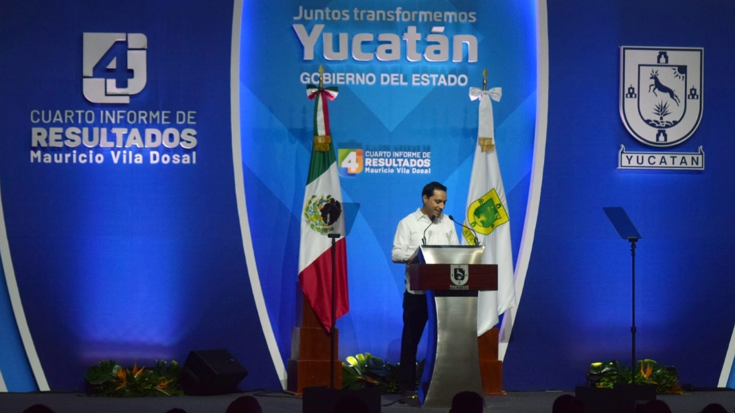 El mandatario estatal destacó las acciones ante invitados especiales