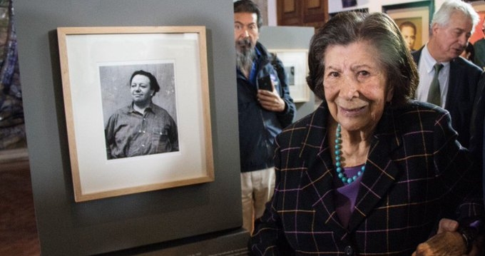 Guadalupe Rivera Marín hija del muralista Diego Rivera. Foto: Especial Guadalupe Rivera Marín hija del muralista Diego Rivera. Foto: Especial