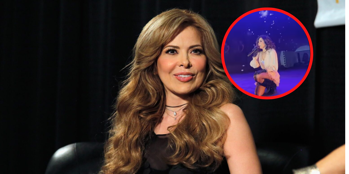La cantante se presentó en Rincón de Romos. Foto: Especial