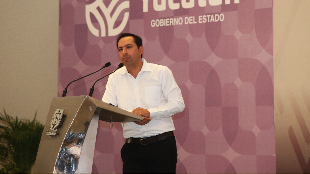 El mandatario afirmó que primero quiere seguir dando resultados como Gobernador de Yucatán El mandatario afirmó que primero quiere seguir dando resultados como Gobernador de Yucatán