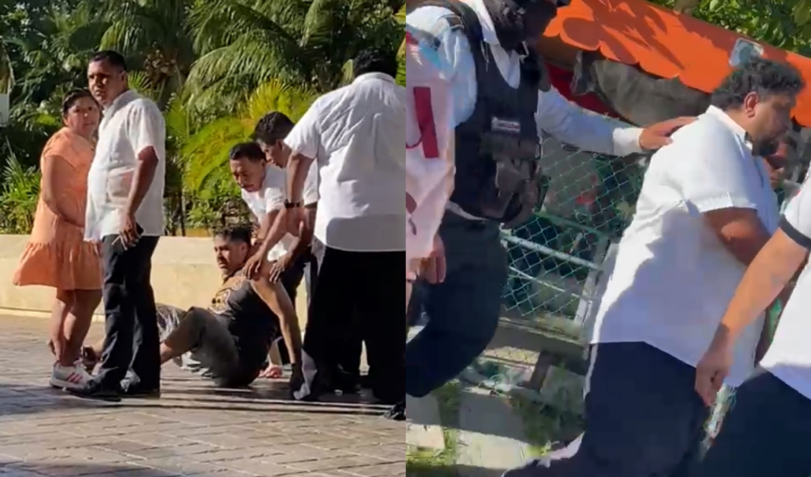 Al menos cinco taxistas golpearon a un usuario de Uber en el bulevar Kukulcán en Cancún