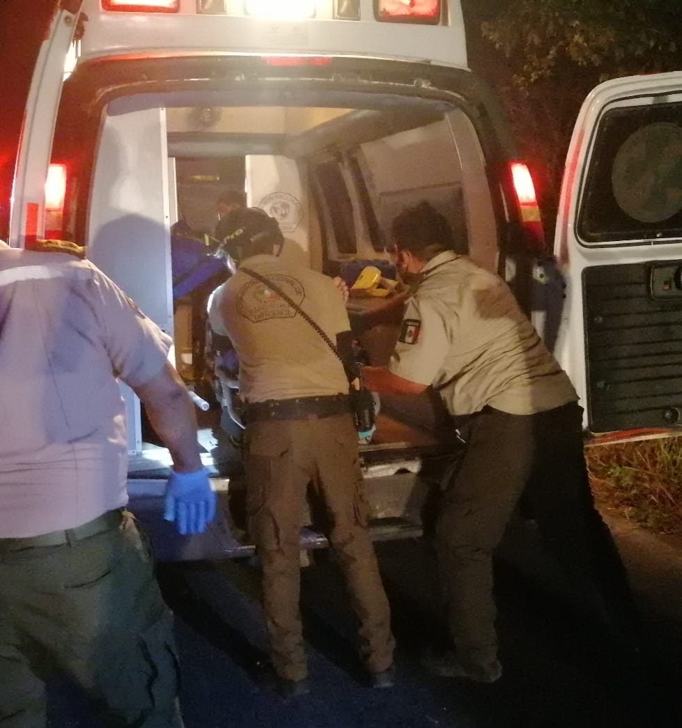 Requirió traslado a un hospital, pues las heridas eran de consideración
