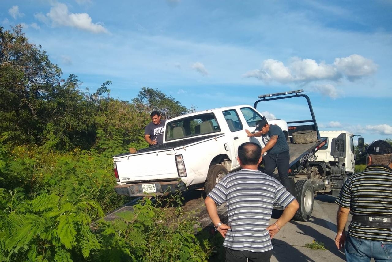 El hombre resultó lesionado, pero pudo salirse de su propio pie