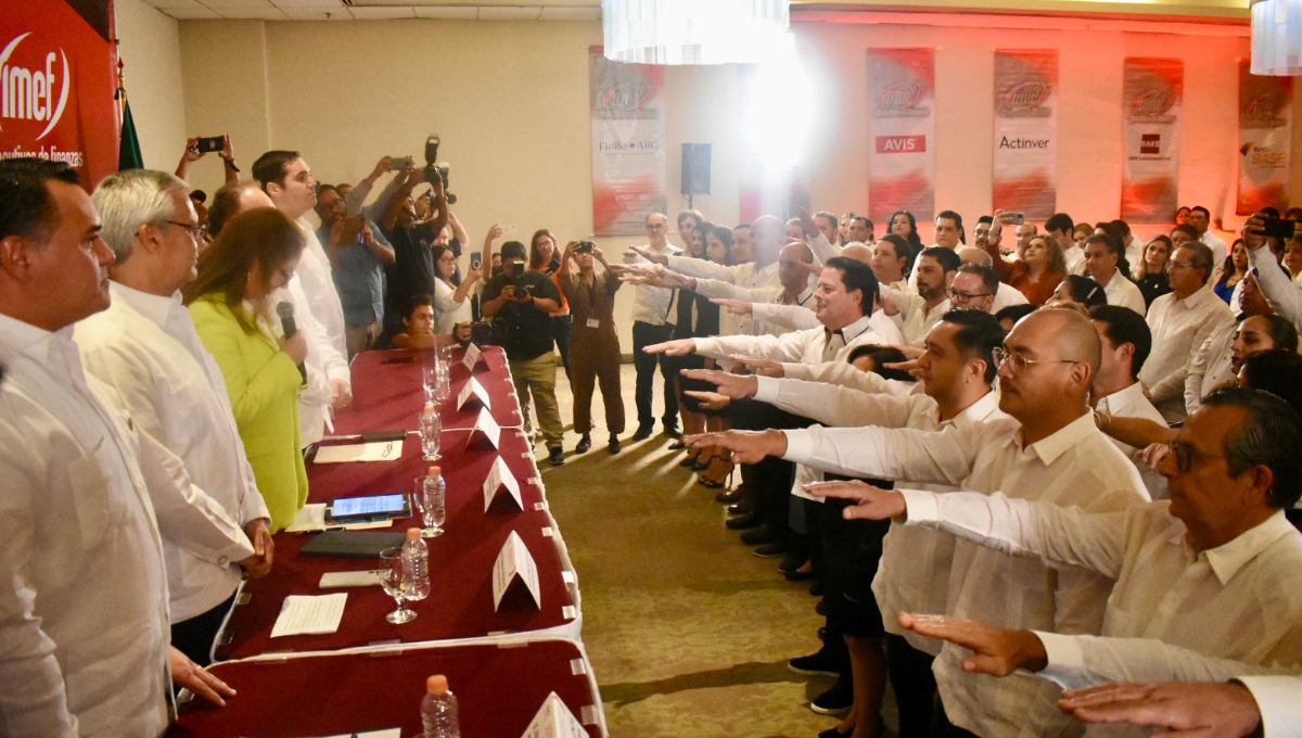Olga Rosas, secretaria de Administración, tomó la protesta a la nueva directiva del IMEF Olga Rosas, secretaria de Administración, tomó la protesta a la nueva directiva del IMEF