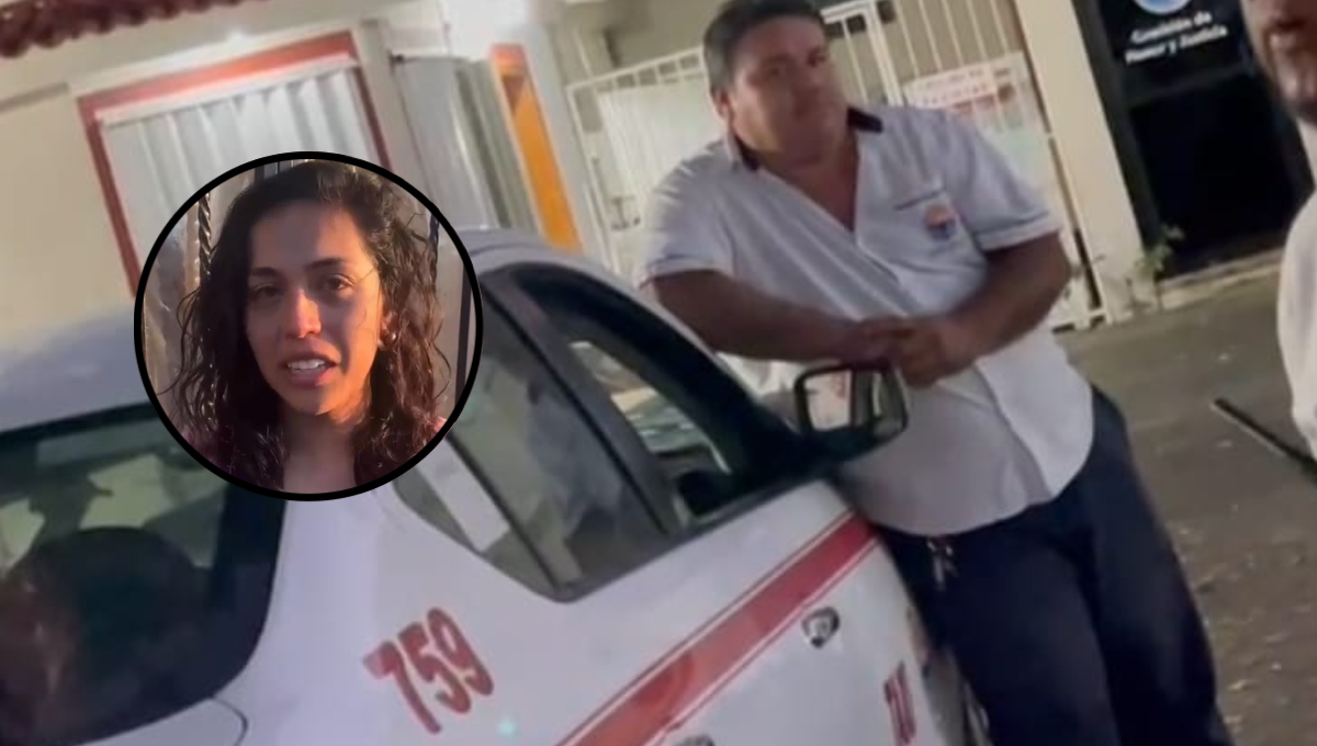 "Me trató de besar y me trató de tocar y le pregunté por qué hacía eso si solamente quería pagarle una propina", dijo la turista "Me trató de besar y me trató de tocar y le pregunté por qué hacía eso si solamente quería pagarle una propina", dijo la turista