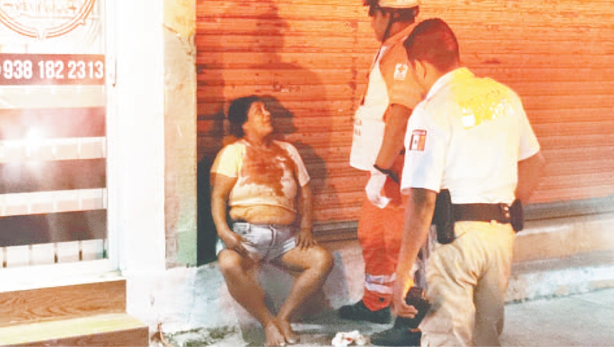 Hombre golpea a su pareja hasta romperle la nariz en Ciudad del Carmen