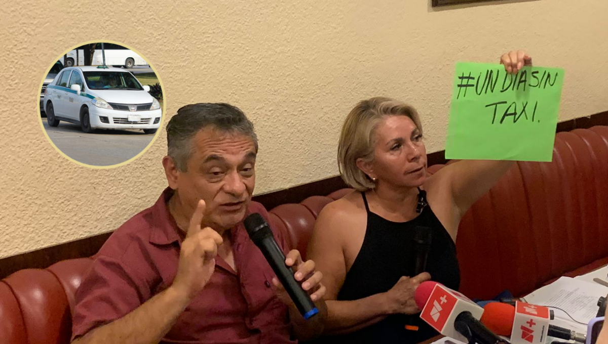 Los líderes de los conductores hicieron un llamado a todos los socios de la plataforma a poner el letrero #Undiasintaxistas en sus parabrisas