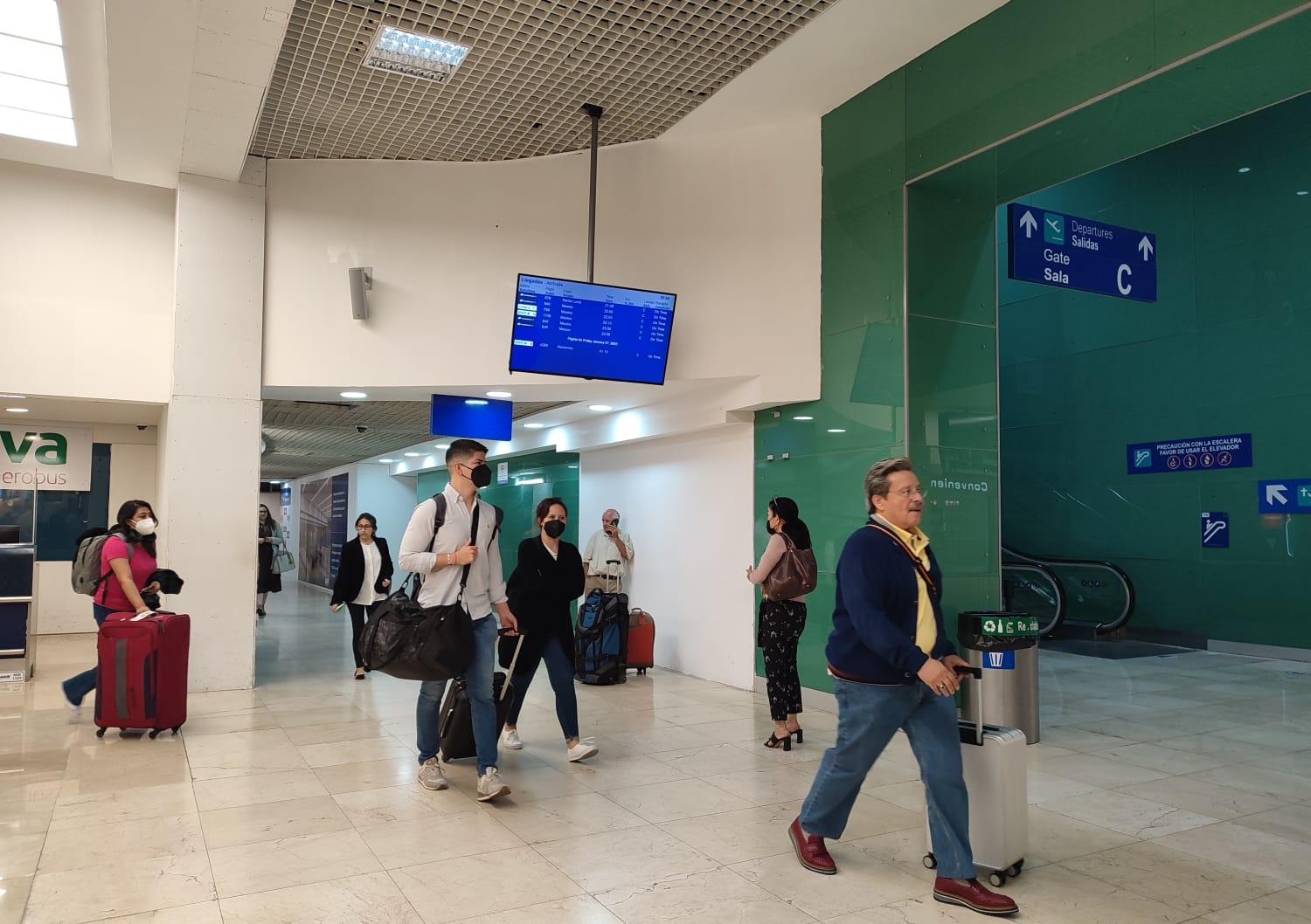 El Frente Frío no presentó ningún problema para la operación aérea en Mérida este jueves El Frente Frío no presentó ningún problema para la operación aérea en Mérida este jueves