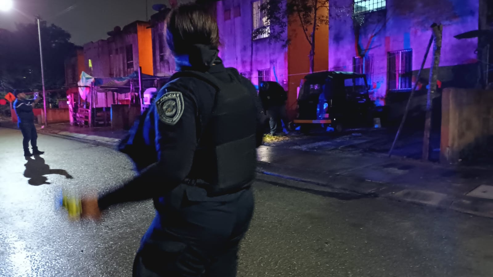 El hombre herido tuvo que ser trasladado a un hospital para su valoración médica
