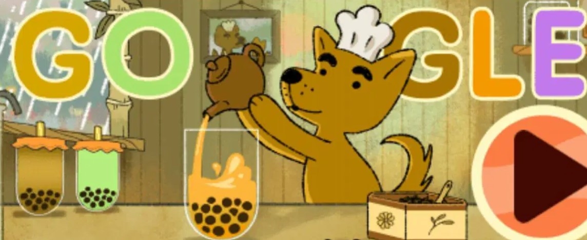 El té de burbujas protagoniza el Google Doodle