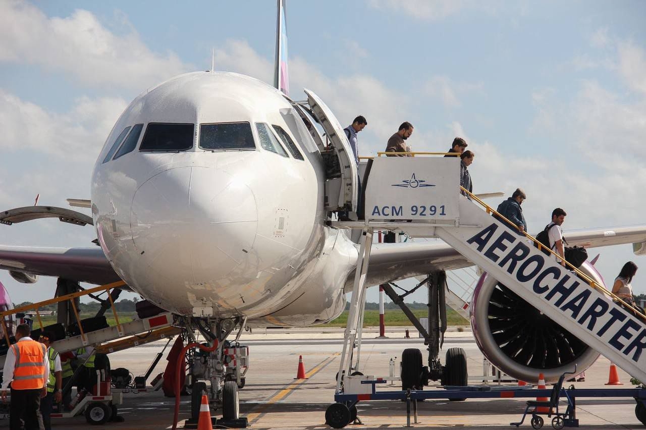 En diciembre se llegó y rebasó los 3 millones de pasajeros que llegaron al aeropuerto de Mérida