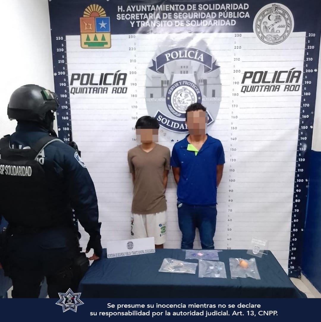 Los menores fueron puestos a disposición de la Fiscalía Especializada en Atención a Niñas, Niños y Adolescentes.
