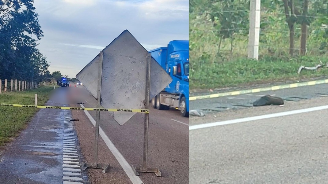 El lugar fue acordonado por elementos de policía, mientras se esperaba la llegada de elementos de la Semefo