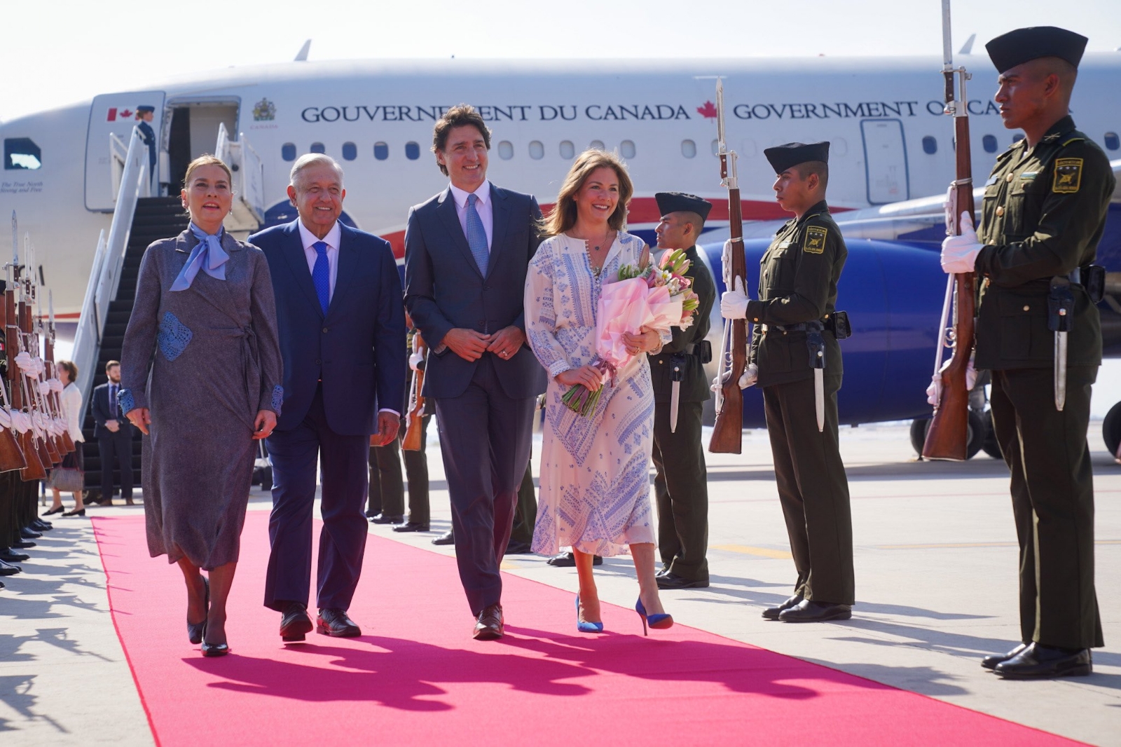 Andrés Manuel López Obrador y Justin Trudeau en Palacio Nacional Andrés Manuel López Obrador y Justin Trudeau en Palacio Nacional