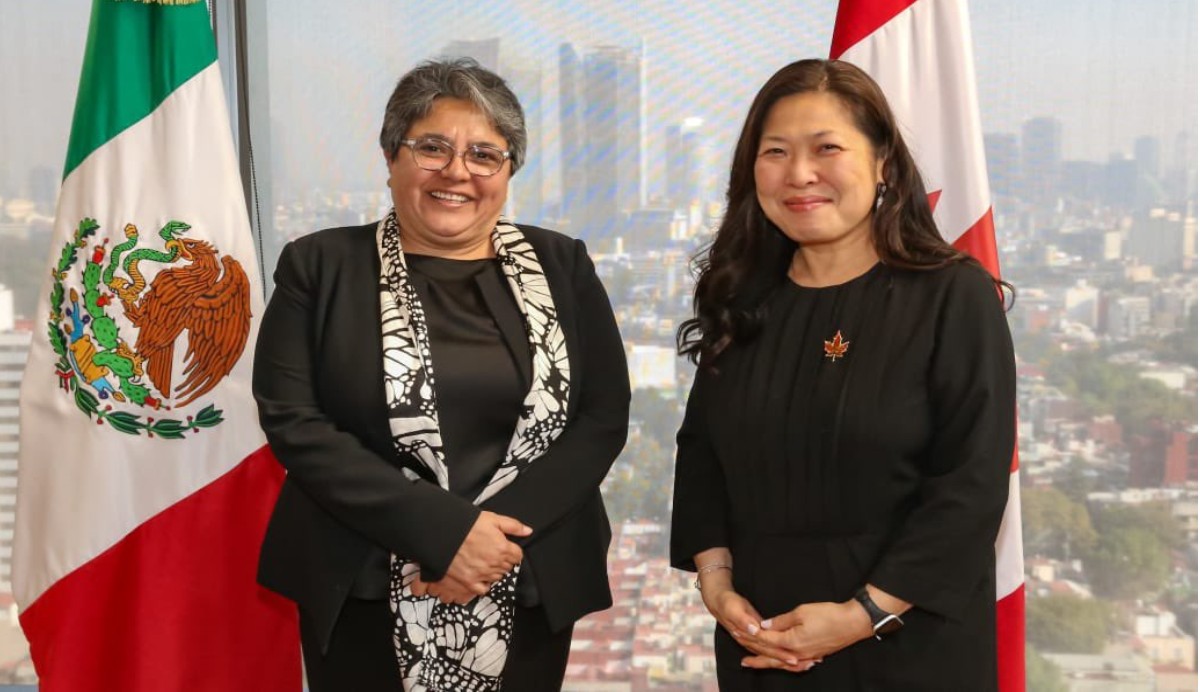 Mary Ng y Raquel Buenrostro se reunieron en la Ciudad de México