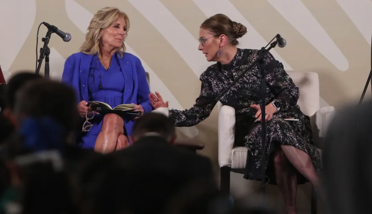 Jill Biden y Gutiérrez Müller mantienen una buena relación de trabajo Jill Biden y Gutiérrez Müller mantienen una buena relación de trabajo