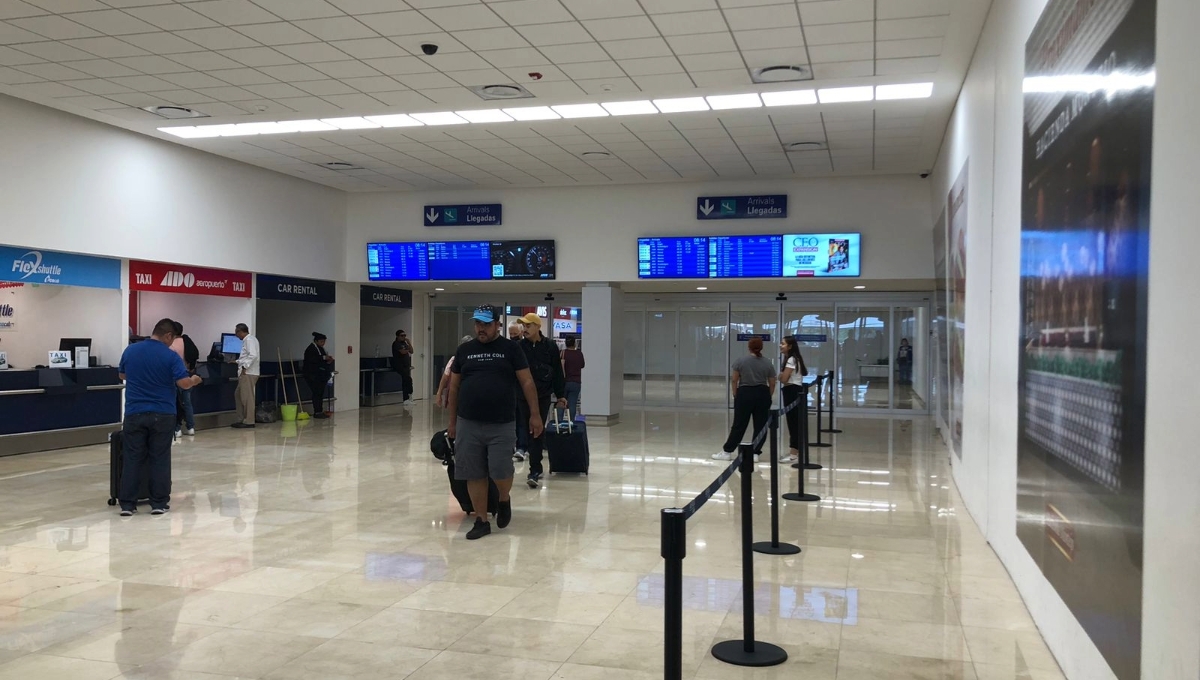El primer vuelo en despegar fue de Aeroméxico hacia la Ciudad de México