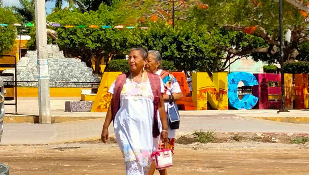 Las únicas en la localidad que hasta el momento hablan maya son las personas antiguas