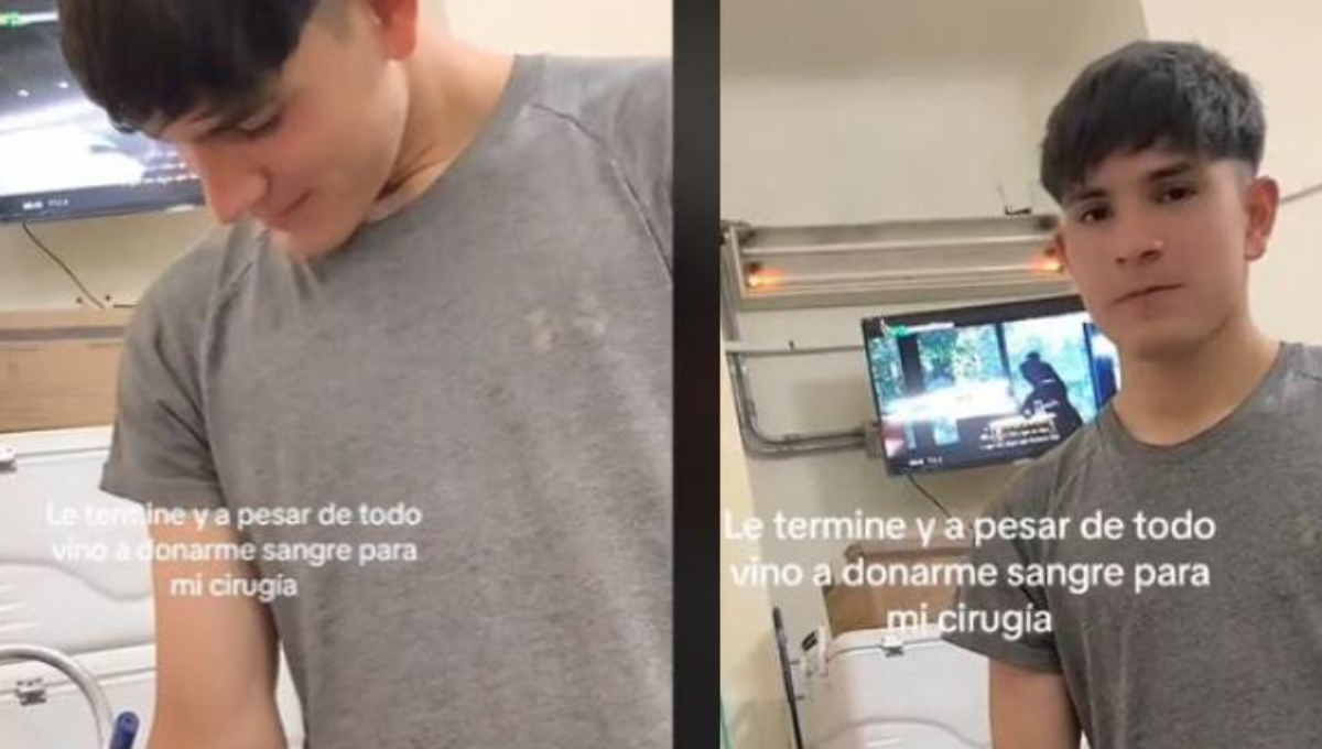 El joven fue grabado por la propia exnovia. Foto: Especial El joven fue grabado por la propia exnovia. Foto: Especial