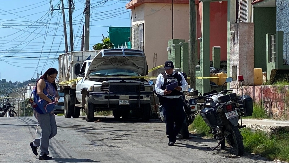 Los hombres intentaron huir del lugar al ver a las autoridades, pero no lo lograron