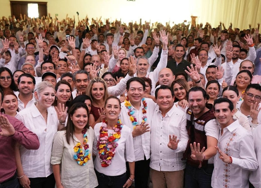 Claudia Sheinbaum se reunió ante más de 14 mil personas