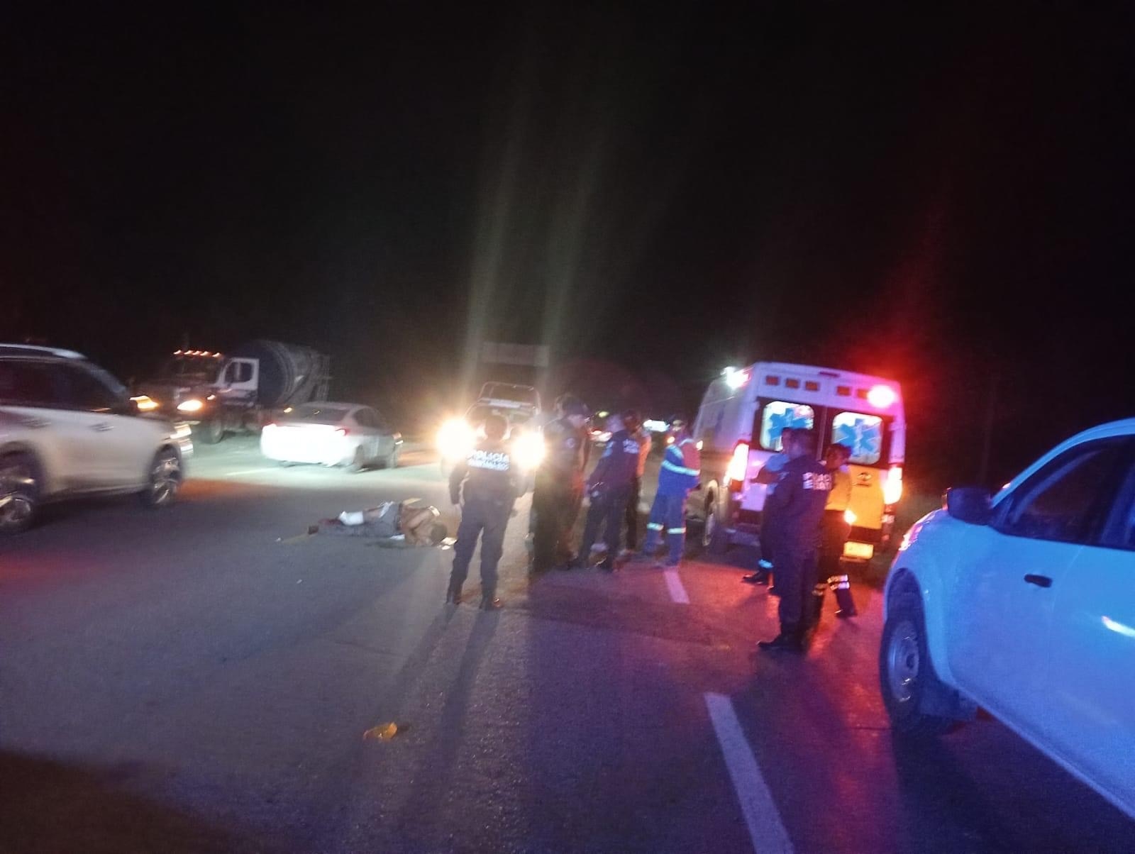 Atropellan a hombre en la Carretera Federal Bacalar-Felipe Carrillo