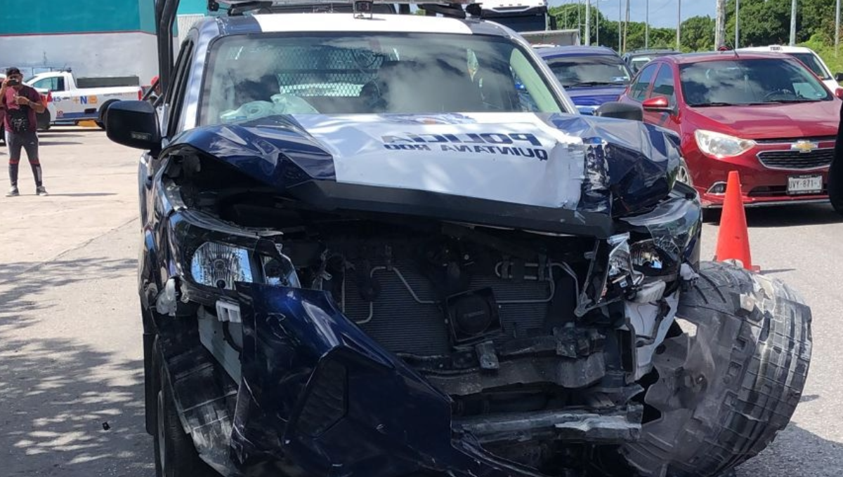 Elementos de la policía municipal realizaban la persecución Elementos de la policía municipal realizaban la persecución