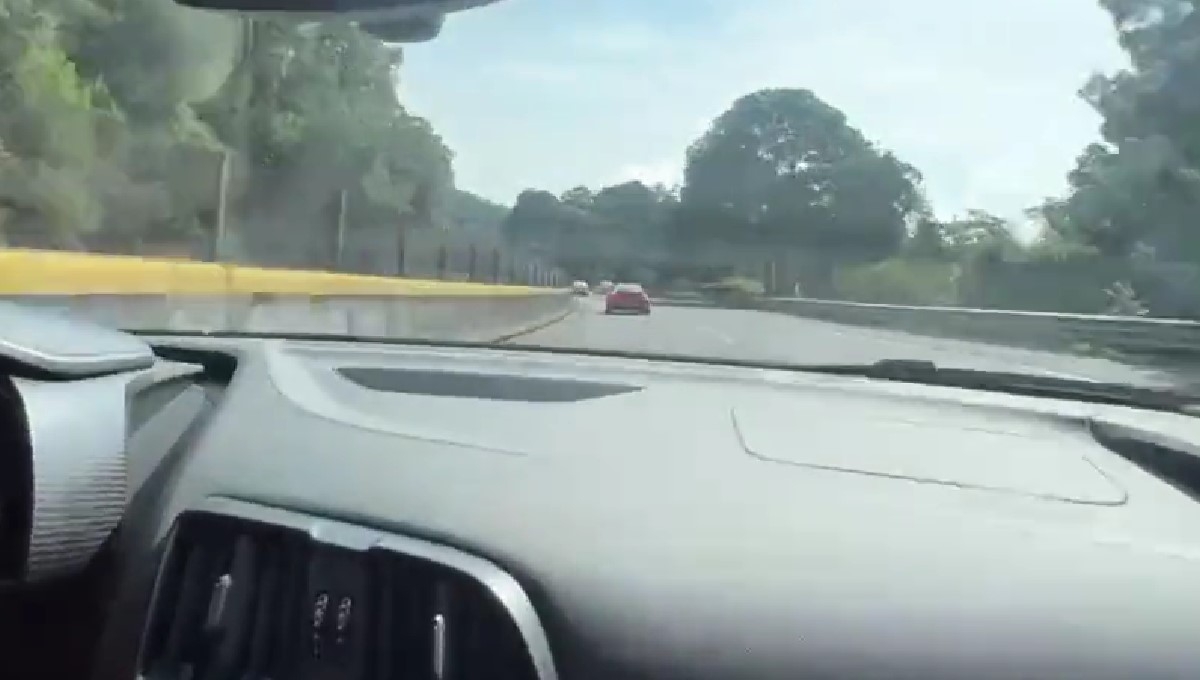 El porsche circulaba a exceso de velocidad