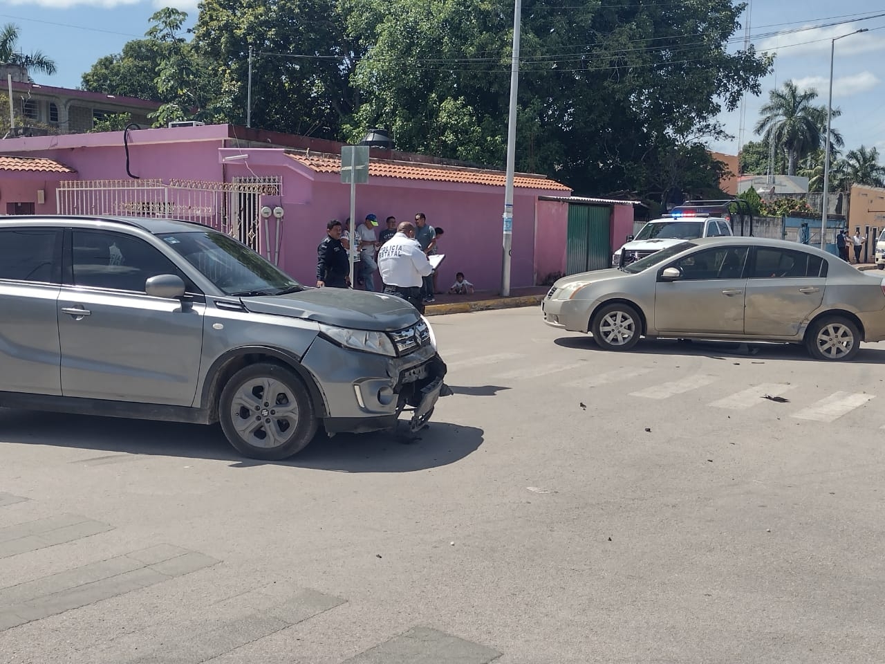 Los hechos se registraron en el calle 68 por la calle 61 de la colonia Centro