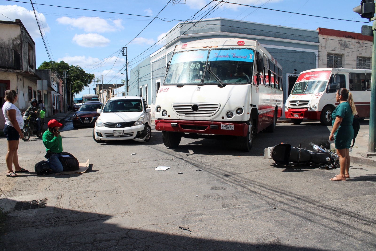 Solamente se registraron daños materiales en el accidente