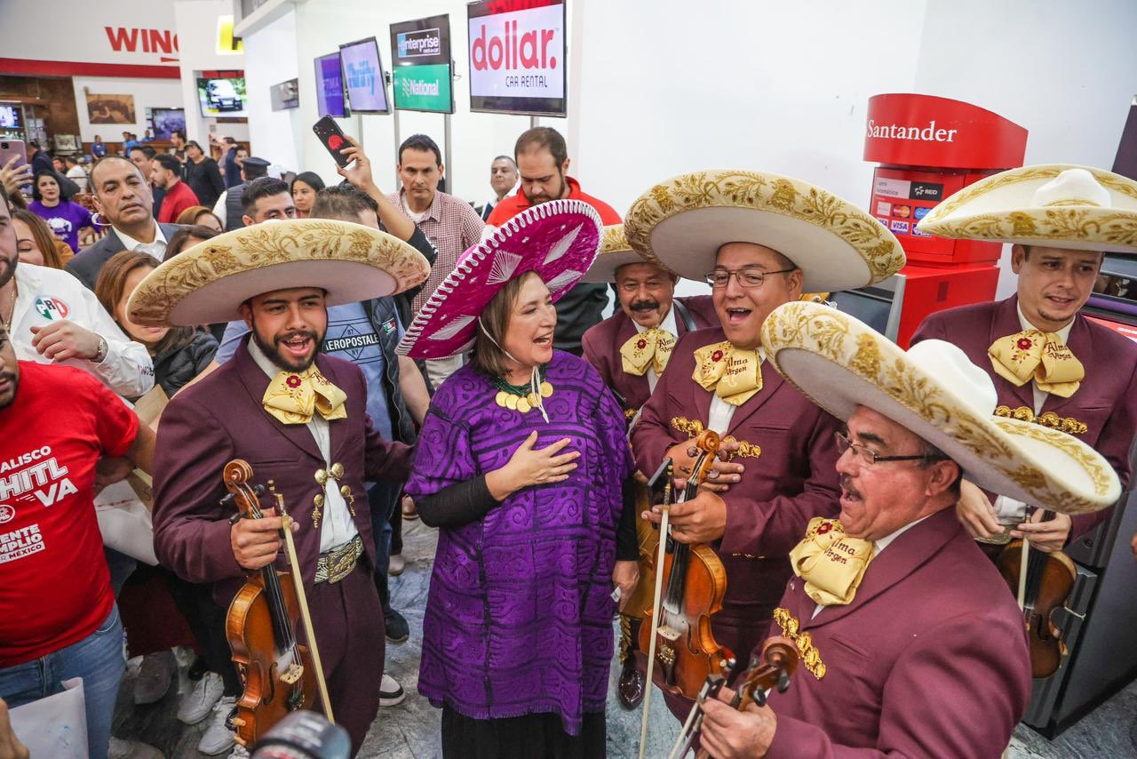 Xóchitl Gálvez responde a críticas por convoy de 17 militares que la acompañaron en Jalisco y Nayarit
