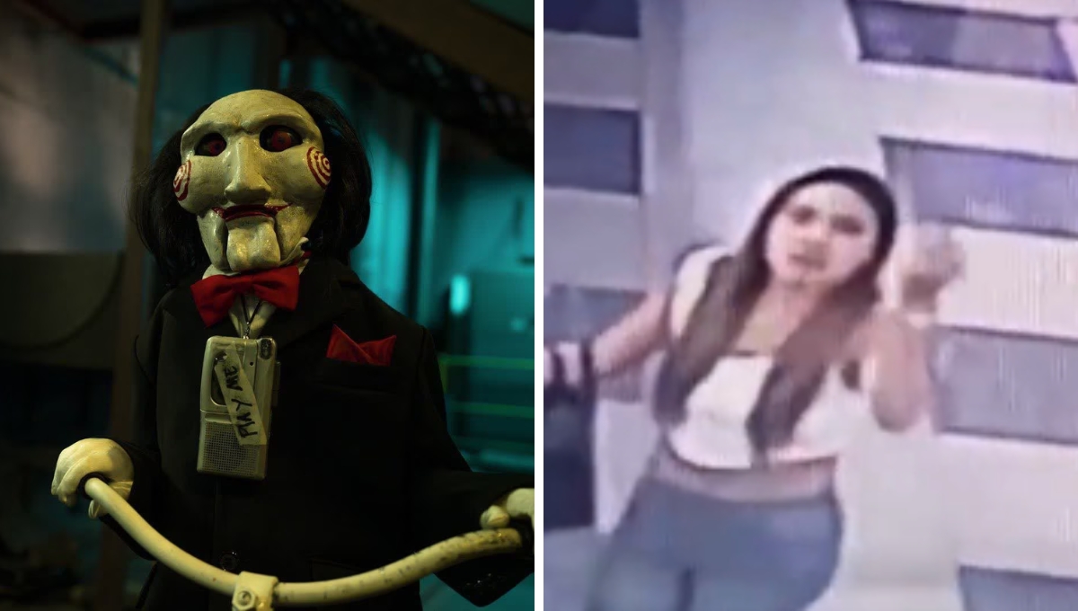 ¡Surge Lady Saw en Edomex! Quería ver la película clasificación C juntos a dos niños: VIDEO