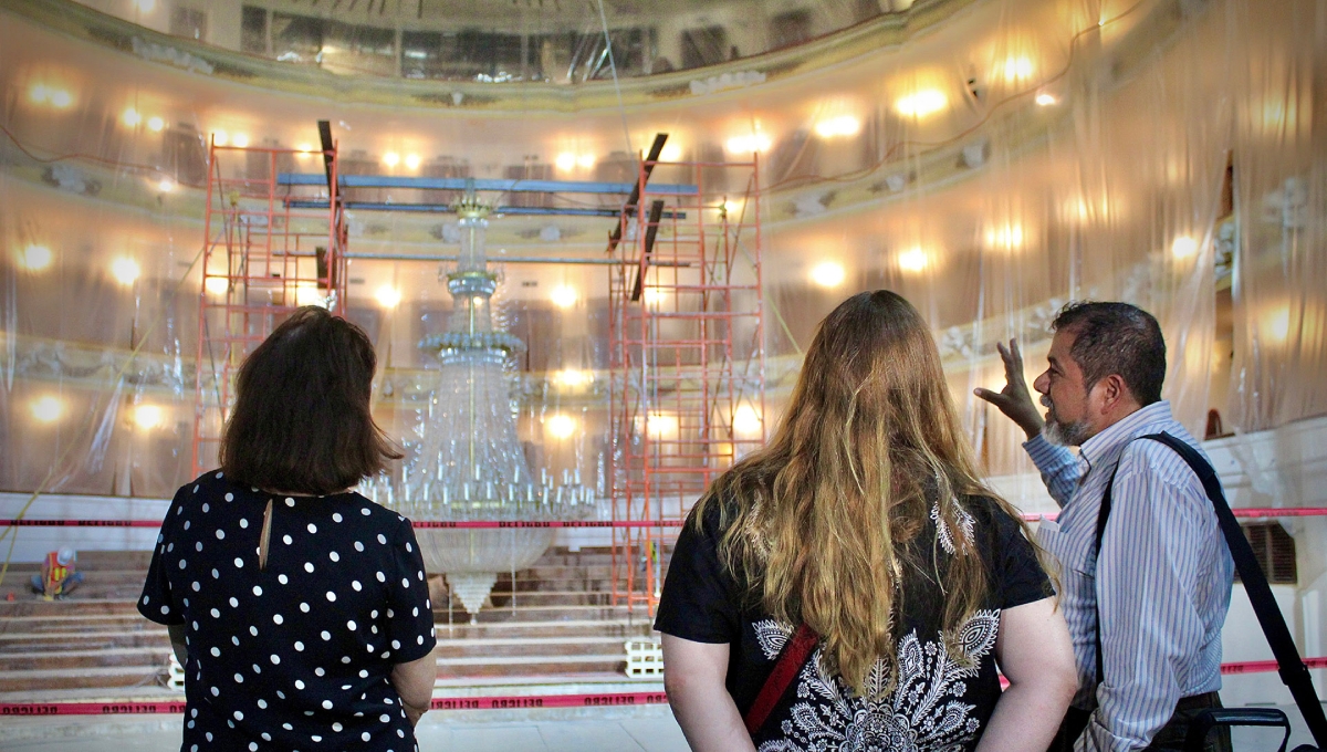 La Secretaría de Cultura explicó que los trabajos de rehabilitación del inmueble están avanzados. La Secretaría de Cultura explicó que los trabajos de rehabilitación del inmueble están avanzados.