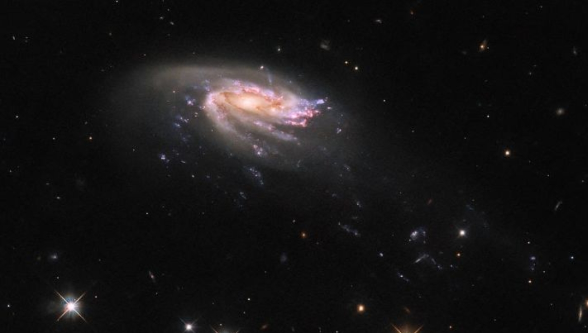 Telescopio Hubble capta una impresionante foto de una 'galaxia medusa'