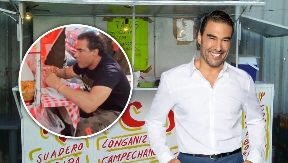 Eduardo Yañez no se percató que era grabado por un usuario de TikTok