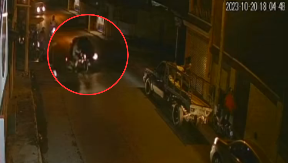 El motociclista huyó después del accidente El motociclista huyó después del accidente