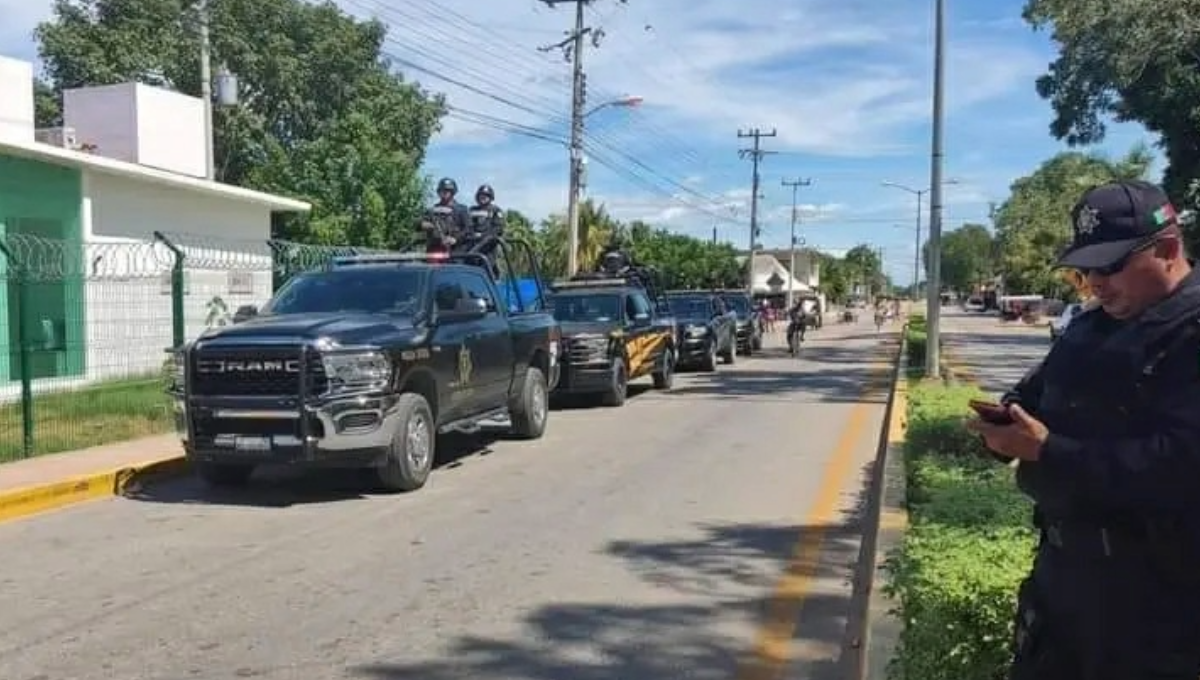 En un recorrido de vigilancia, elementos de la Secretaría municipal, detuvieron a cinco hombres