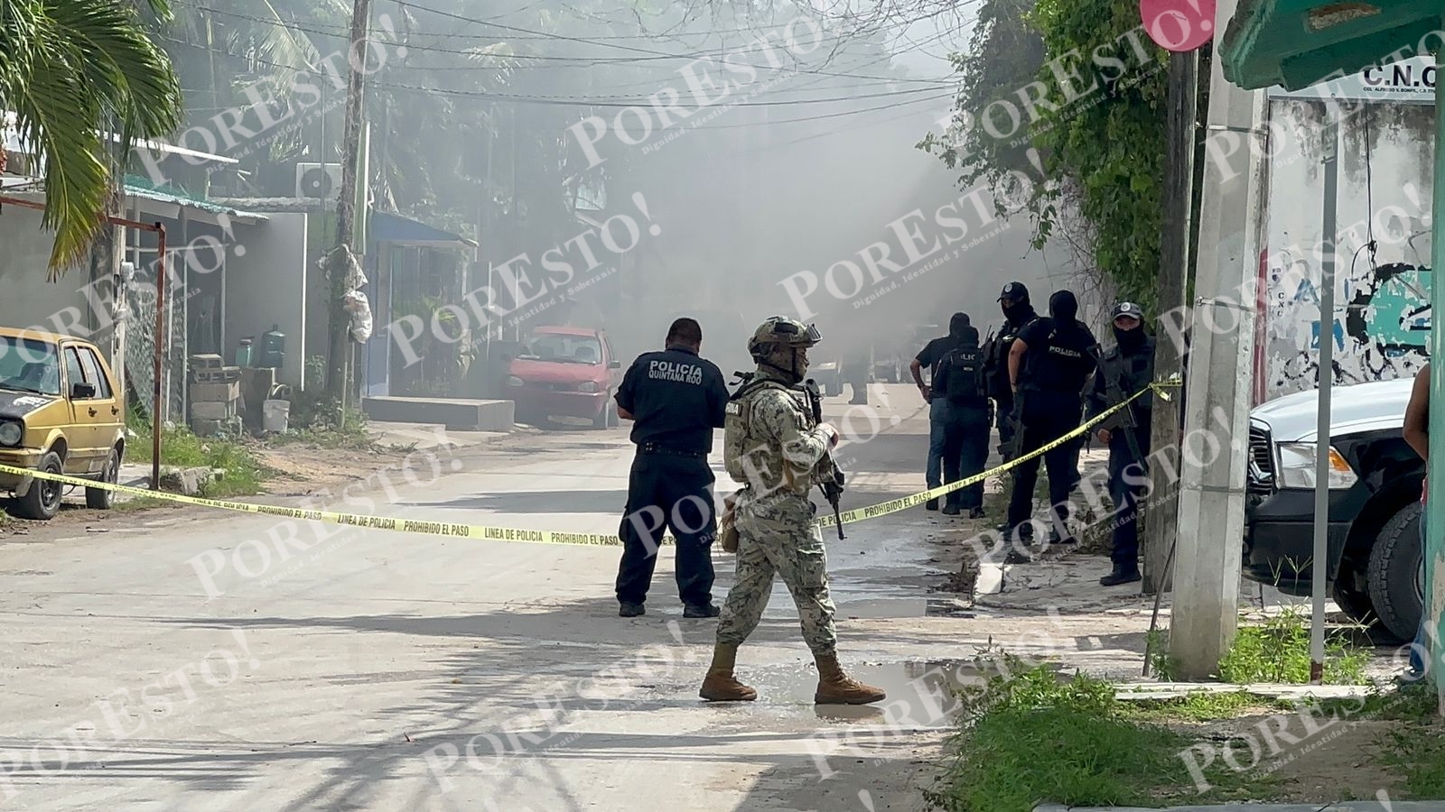 Autoridades se encuentran en el sitio para atender el enfrentamiento armado Autoridades se encuentran en el sitio para atender el enfrentamiento armado