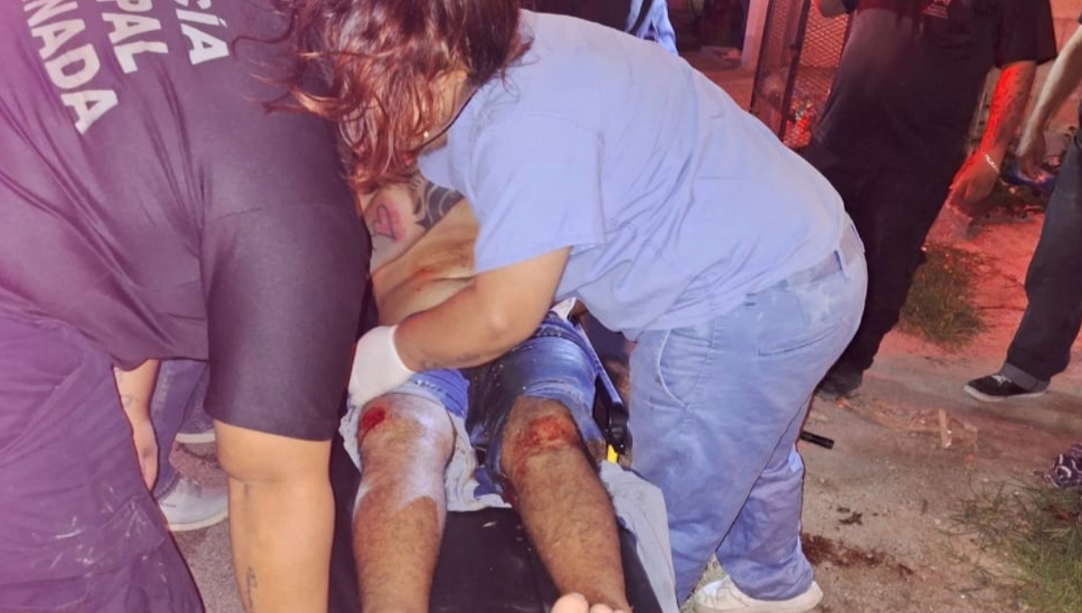 Ante sus lesiones ameritó ser trasladado con urgencia al Hospital San Carlos de Tizimín Ante sus lesiones ameritó ser trasladado con urgencia al Hospital San Carlos de Tizimín